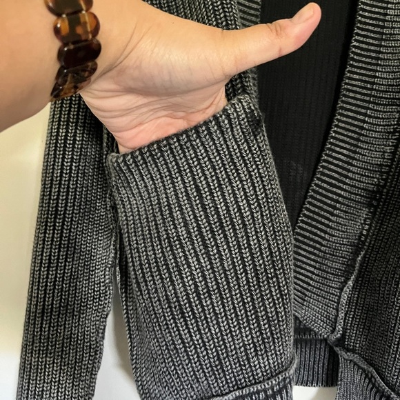 Lennox Cardi- Acid Wash Cardigan - Picture 9 of 13